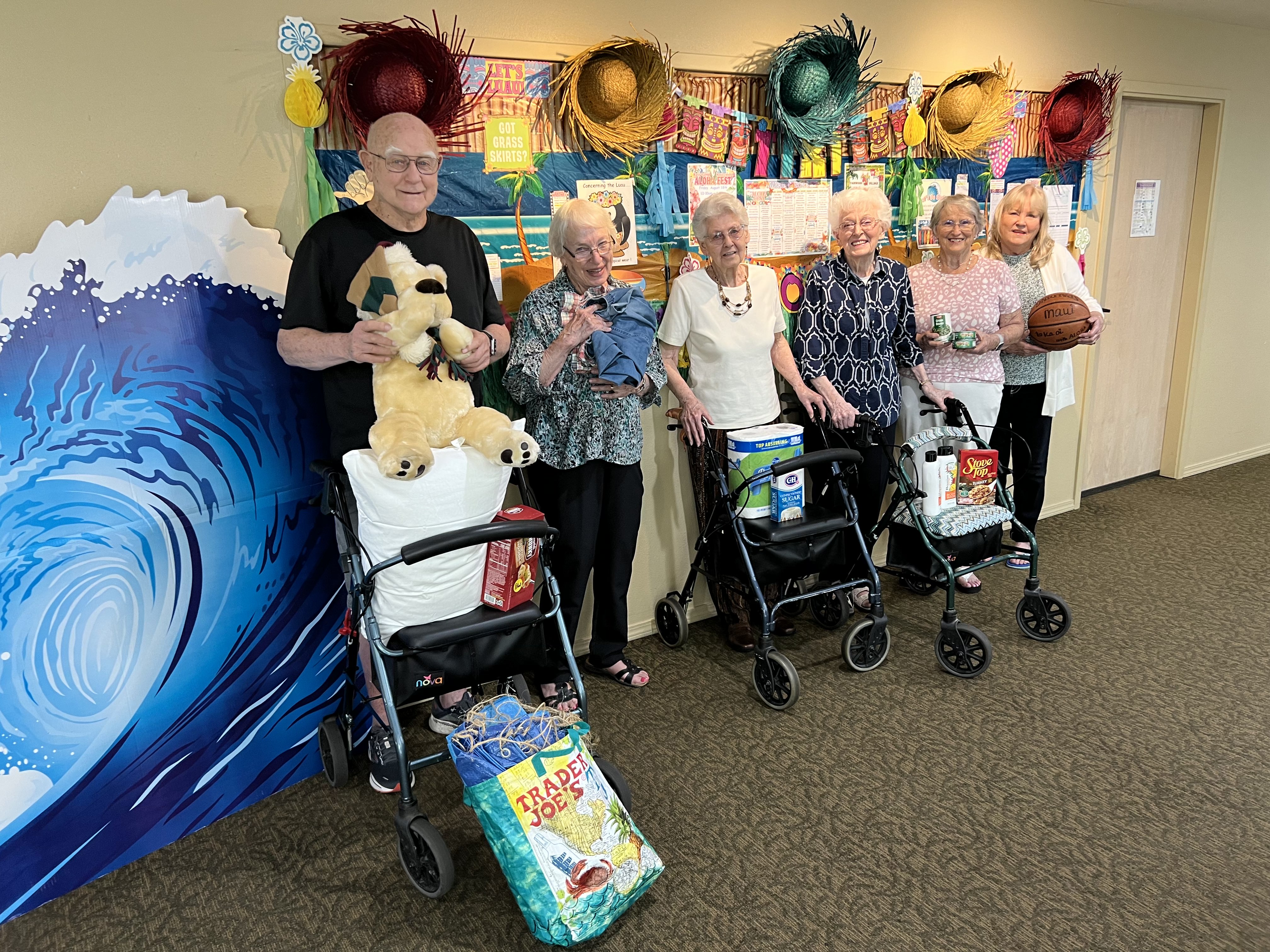 Residents at a party