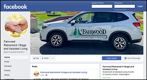 Fairwood comes to Facebook Advertisement